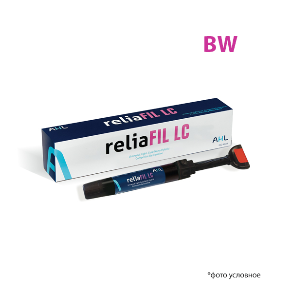 Изображение РелиаФил ЛСи / ReliaFIL LC наногибридный композит шприц 4 г  BW