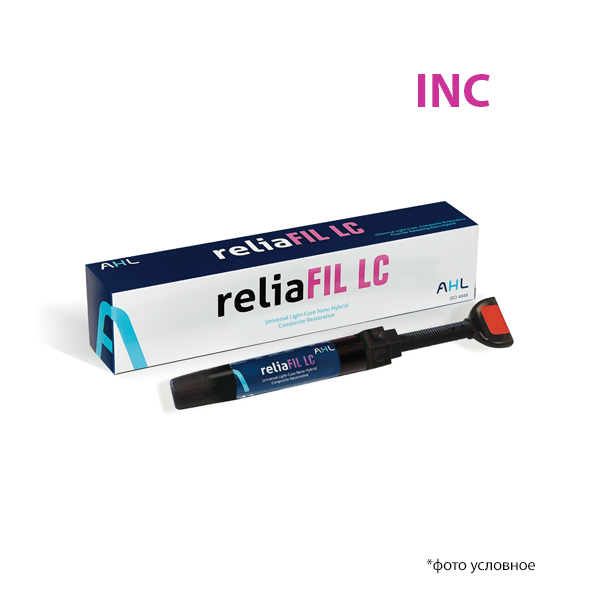 Изображение РелиаФил ЛСи / ReliaFIL LC наногибридный композит шприц 4 г INC