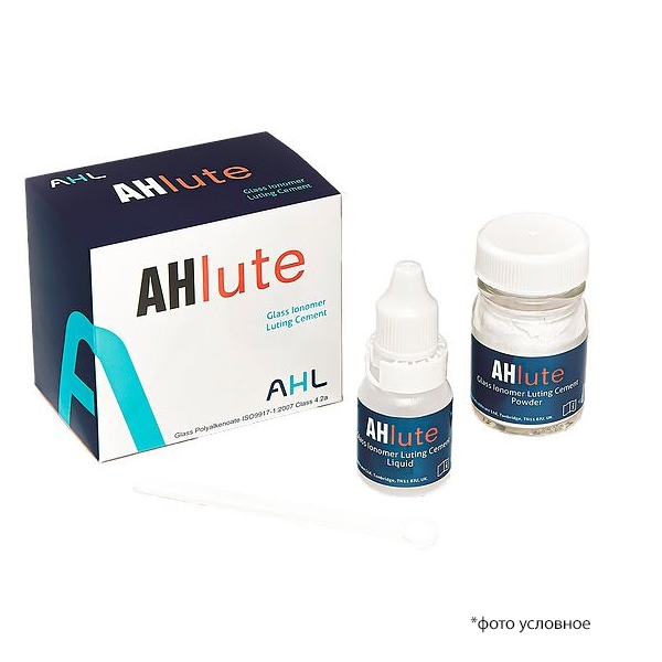 Изображение АшЛют / AHlute цемент стоматологический стеклоиономерный, порошок 15 г + жидкость 7 мл 1 из 1