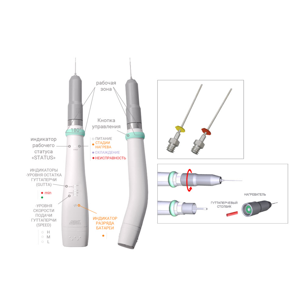 Изображение Аппарат ESTUS FILL PLUS инжектор для разогрева и последующей инжекции гуттаперчи в корневой канал зуба 2 из 2