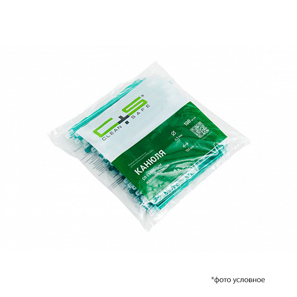 Изображение Слюноотсосы-наконечники 150мм 100шт Clean+Safe зеленые 1 из 1