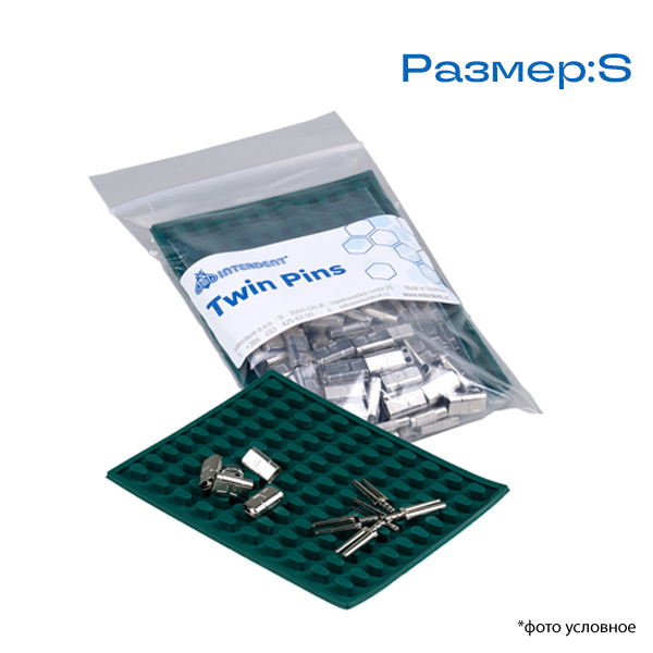 Изображение Штифты для изготовления моделей TWIN-PINS, размер S, 100шт 1 из 2