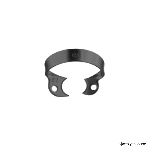 Изображение Клампы для Раббердам / RubberDam Clamps Бринкер № 42 Black аналог Brinker B2