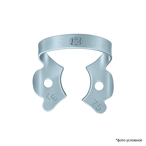 Изображение Клампы для Раббердам / RubberDam Clamps 1шт №75 Matt Dentech Corporation, Япония