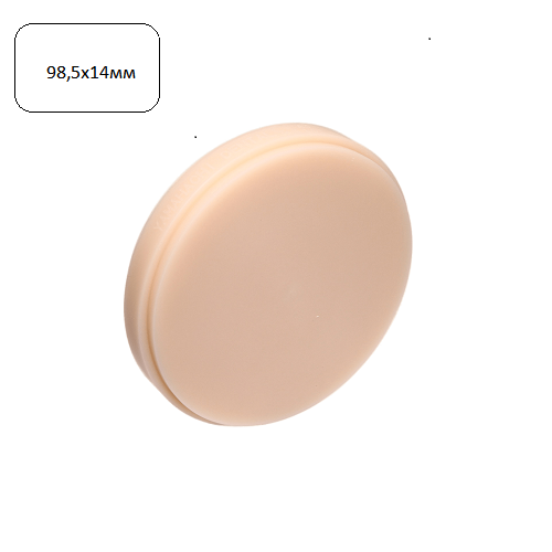 Изображение Диск  Блок-заготовка Re-Fine Acrylic Clear 98.5х14мм для CAM 1 из 1
