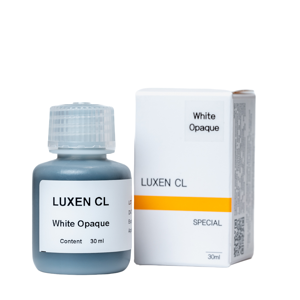 Изображение Краска для циркона Luxen CL White Opaque, 30мл