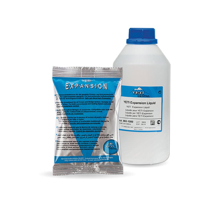Изображение Масса паковочная Yeti Expansion порошкообразная, 50х90гр + 1л