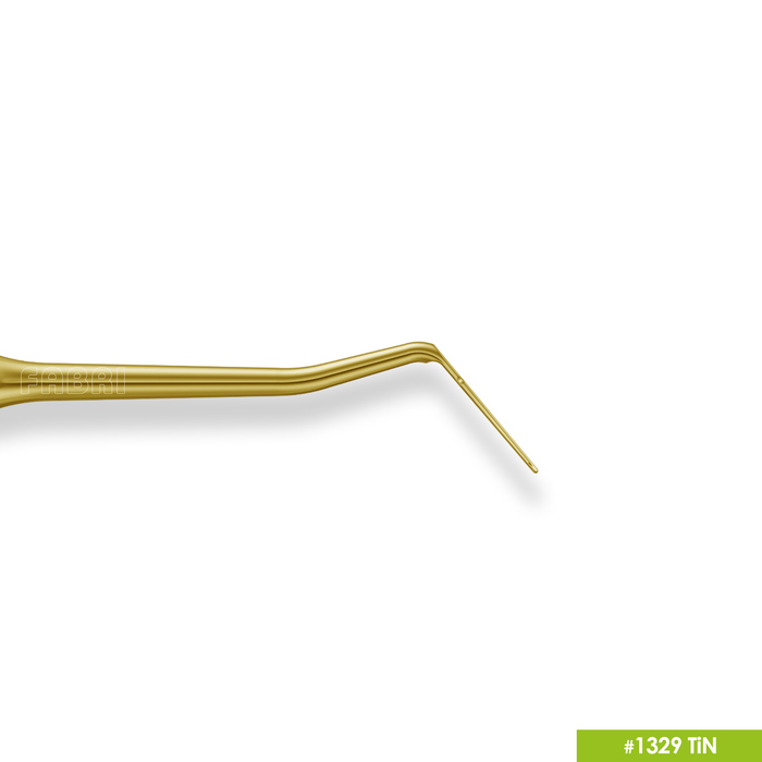 Изображение Гладилка - пакер малая двухсторонняя ручка O6mm покрытие Gold 5 из 5
