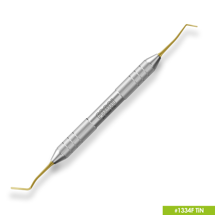 Изображение Гладилка удлиненная узкая с цилиндрическим штопфером O1.0mm эргономичная ручка O10mm покрытие Gold 1 из 6