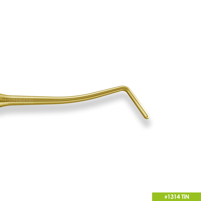 Изображение Гладилка удлиненная узкая с штопфером O1.3mm ручка O6mm покрытие Gold 5 из 5