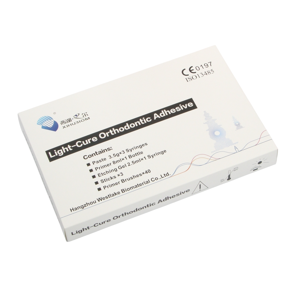 Изображение Light cure standard kit адгезив ортодонтический для фиксации брекетов светового отверждения набор: паста 3х3,5гр, праймер 8мл, протравка 2,5мл 5 из 5