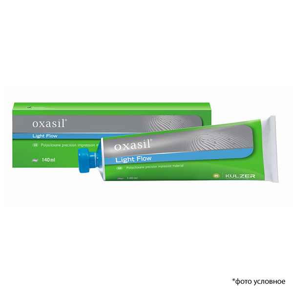 Изображение Oxasil Light Flow силиконовая масса для коррекции оттиска, туба, 140мл 1 из 1