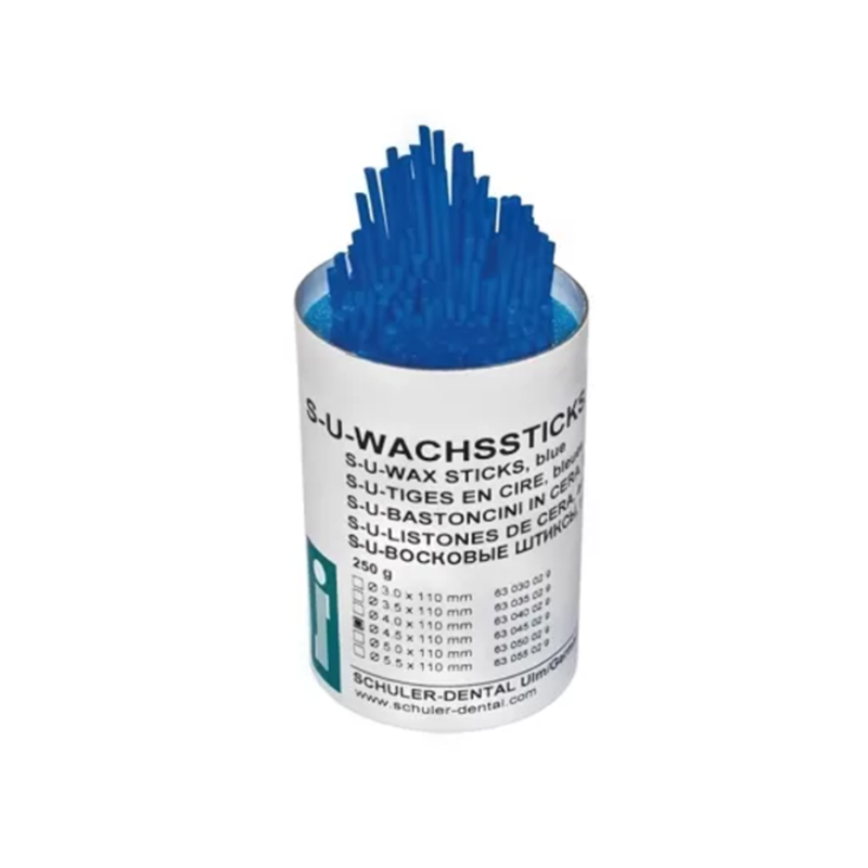 Изображение Штиксы восковые S-U-WACHSSTICKS, 4,5мм, синие, 250гр