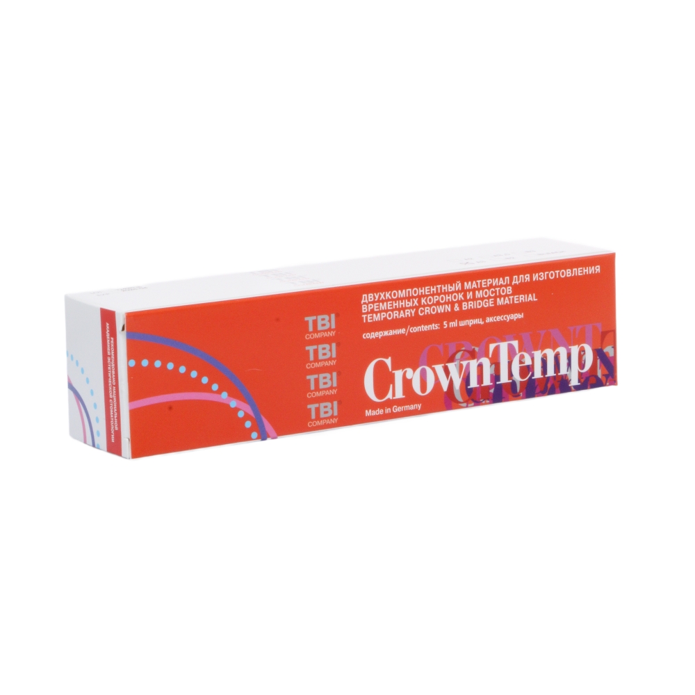 Изображение CrownTemp цвет A3, для временных коронок и мостов, шприц, 5мл 5 из 5