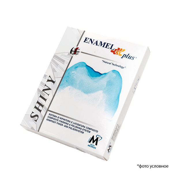 Изображение Набор полировочных паст Enamel Plus  SHINY: полировочные пасты SHINY A, B, C и принадлежности