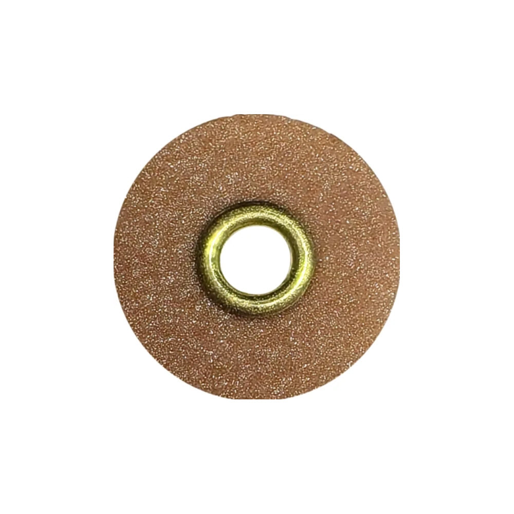 Изображение Полир Kagayaki RoundFlex M 9,5мм, диск шлифовальный, коричневый, средний, 50шт 1 из 3