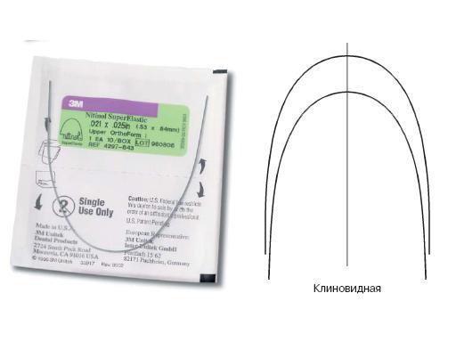 Изображение Дуга нитиноловая Юнитек Суперэластик / Unitek Nitinol Super Elastic Archwire OFI U 014 1шт 4293-601 1 из 1