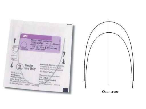 Изображение Дуга нитиноловая Юнитек термоактивная / Unitek Nitinol Heat-Activated Archwire OFIII L 016 1шт 4296-992 1 из 1