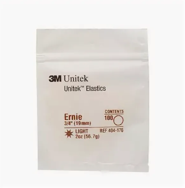 Изображение Кольцо эластичное Эрни 56,7гр 19мм / Latex Elastics Ernie 2oz 3/4" Light 100шт 404-176 1 из 1