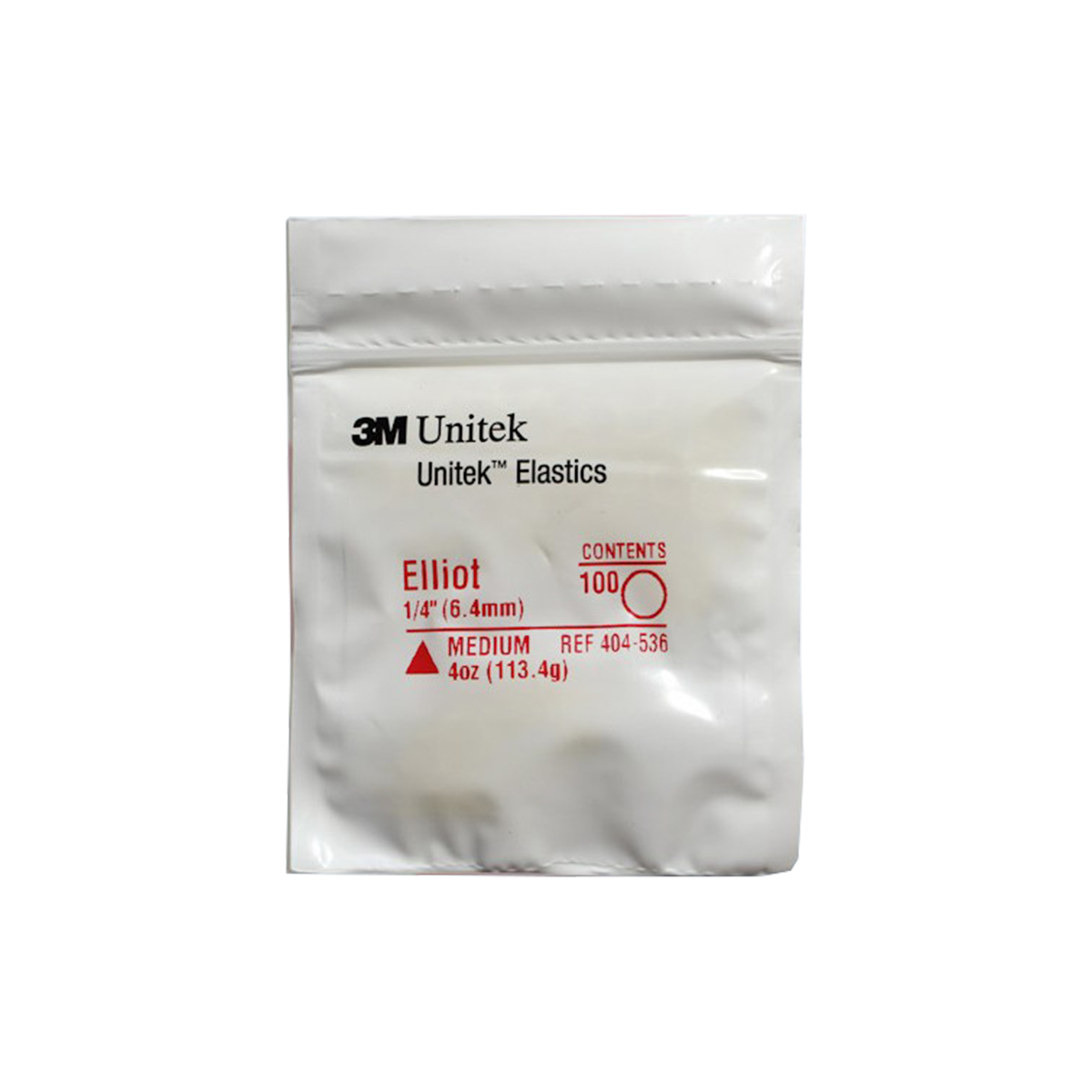 Изображение Кольцо эластичное Эллиот 113,4гр 6,4мм / Latex Elastics ELLIOT 4oz 1/4" Medium 100шт 404-536 1 из 1