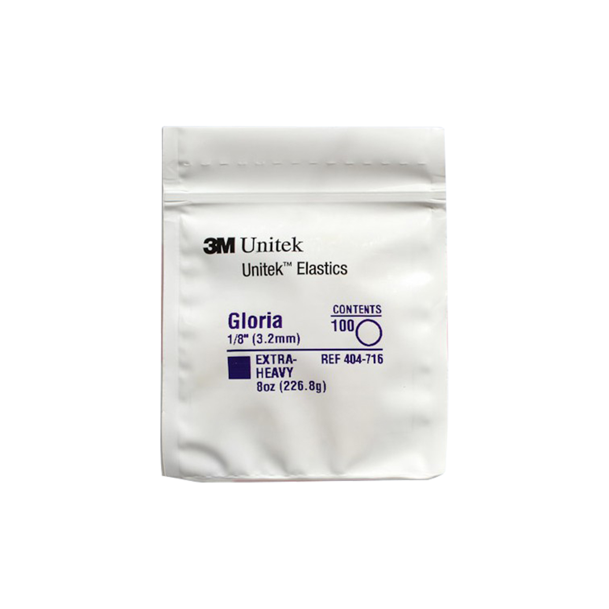 Изображение Кольцо эластичное Глория 226,8гр 3,2мм / Latex Elastic Gloria 8oz 1/8" Extra-heavy 100шт 404-716 1 из 1