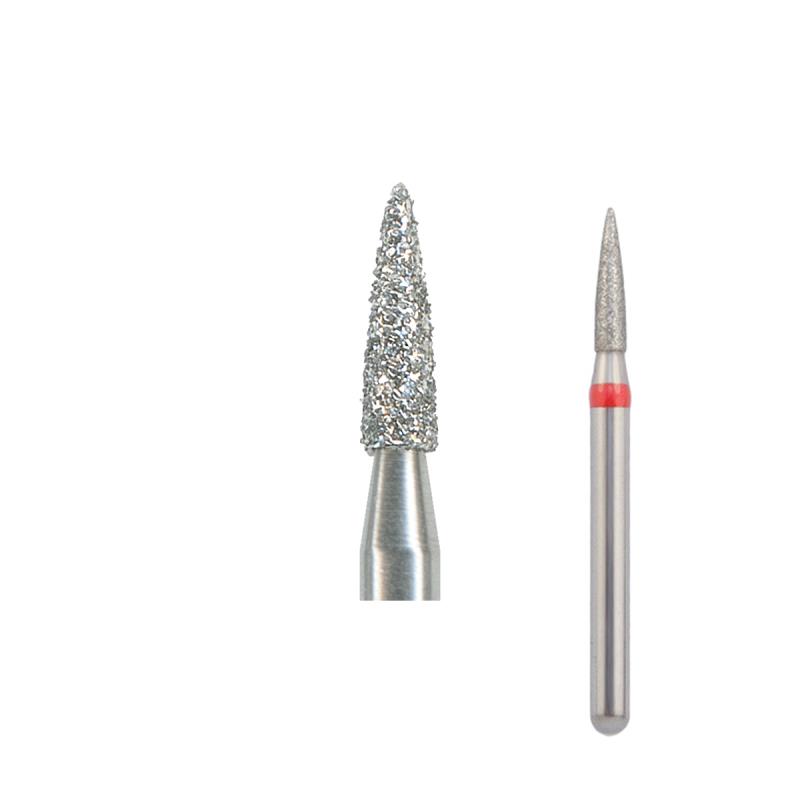 Изображение Бор алмазный 861/014F-FG NTI, пламевидный, мелкое зерно, 1 шт 1 из 1
