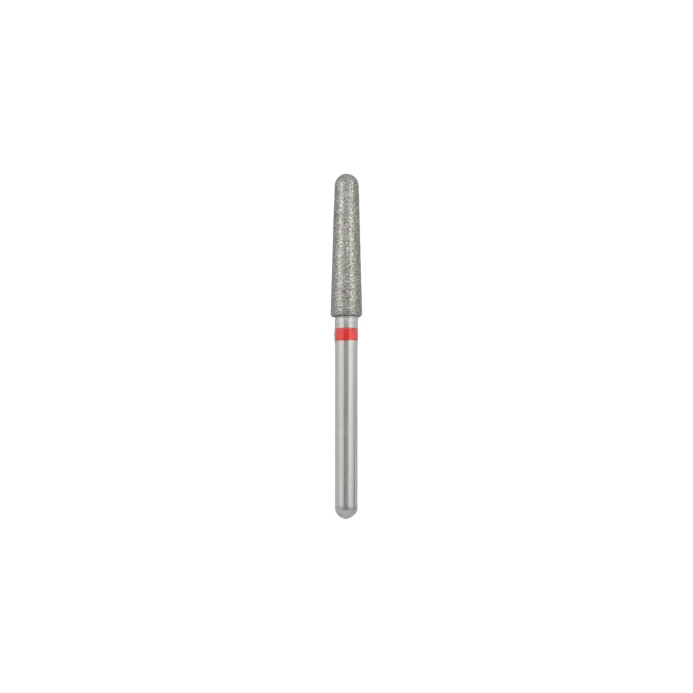 Изображение Бор алмазный 850-023F-FG, конус круглый, красный, NTI, 1шт 1 из 1