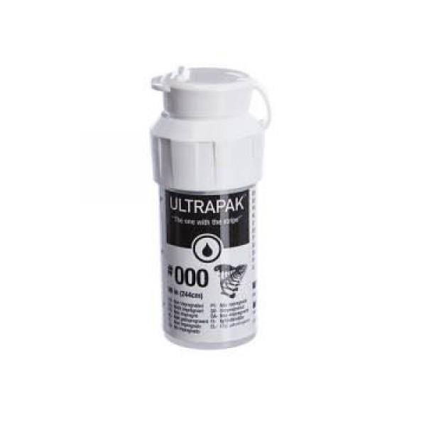 Изображение Нить ретракционная вязаная №000 Ultrapak, 244 см, без пропитки, 1 шт 1 из 1