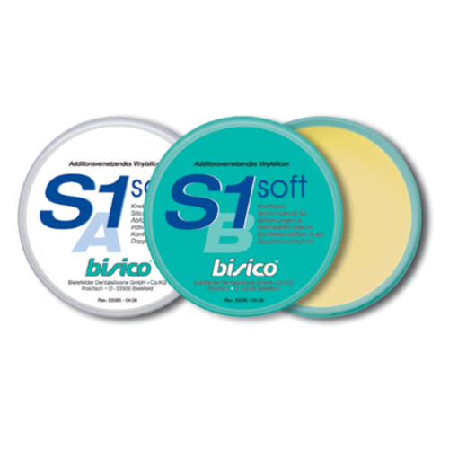 Изображение  Bisico S1 soft материал базовый мягкий, 2х300мл 1 из 1