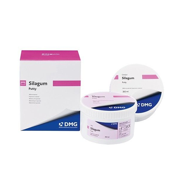 Изображение Silagum-Putty Standart материал а-силикон для слепков, 2х400гр 1 из 1