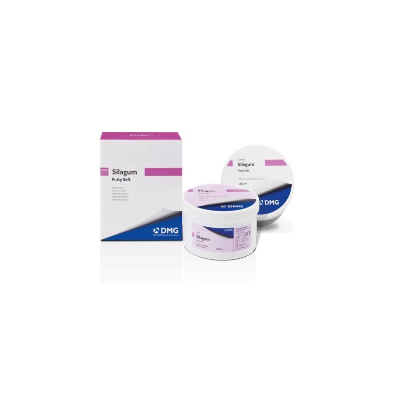 Изображение Silagum Putty Soft а-силиконовый слепочный материал, 2х400гр 1 из 1