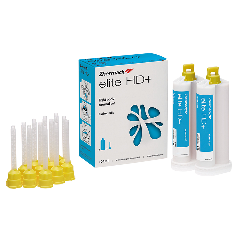 Изображение Elite HD Light body Normal Set, А-силикон низкой вязкости, 2х50мл