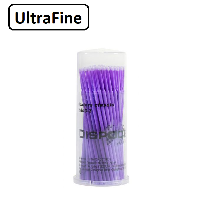 Изображение Аппликаторы щеточки Dispodent Classic, размер Ultrafine, очень маленькие, 100шт