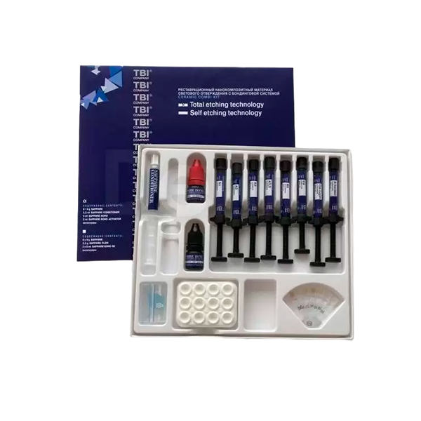 Изображение Sapphire Ceramic Combi Kit набор нанокомпозит, шприц 8шт*4гр 1 из 1