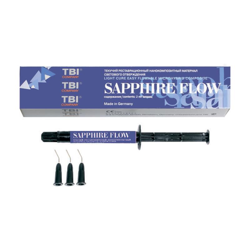 Изображение Sapphire Flow цвет А3, текучий нанокомпозит светоотверждаемый, шприц, 2 мл
