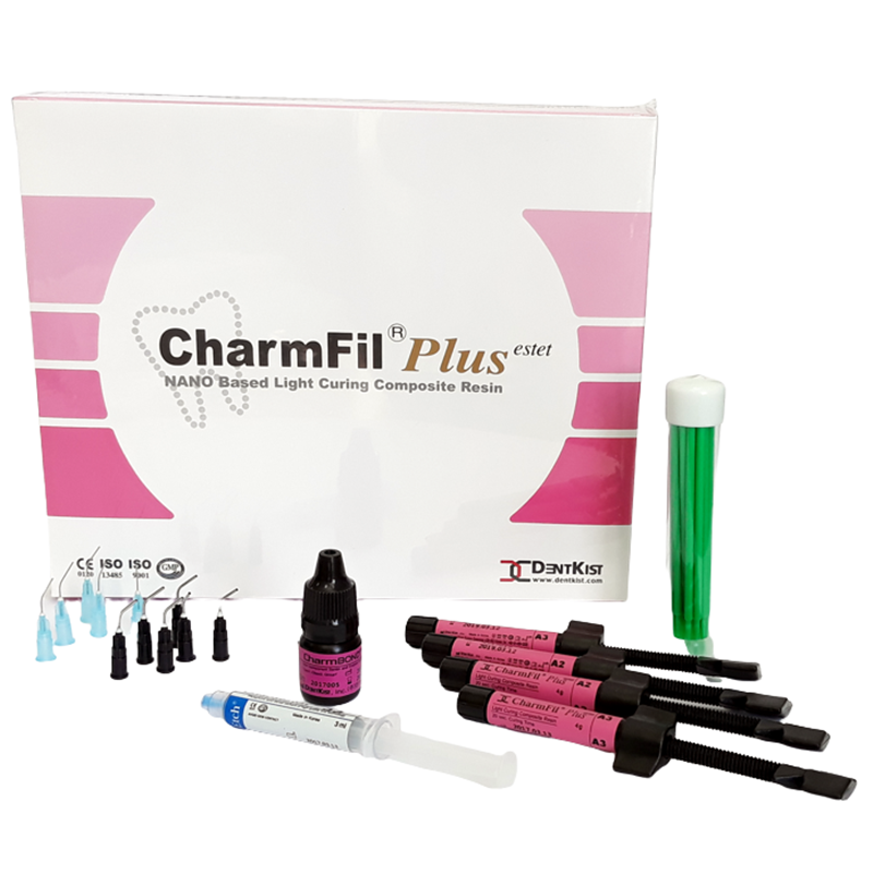 Изображение ЧамФил Плюс / CharmFil Plus набор 4 шприца, адгезив, гель для травления 1 из 1