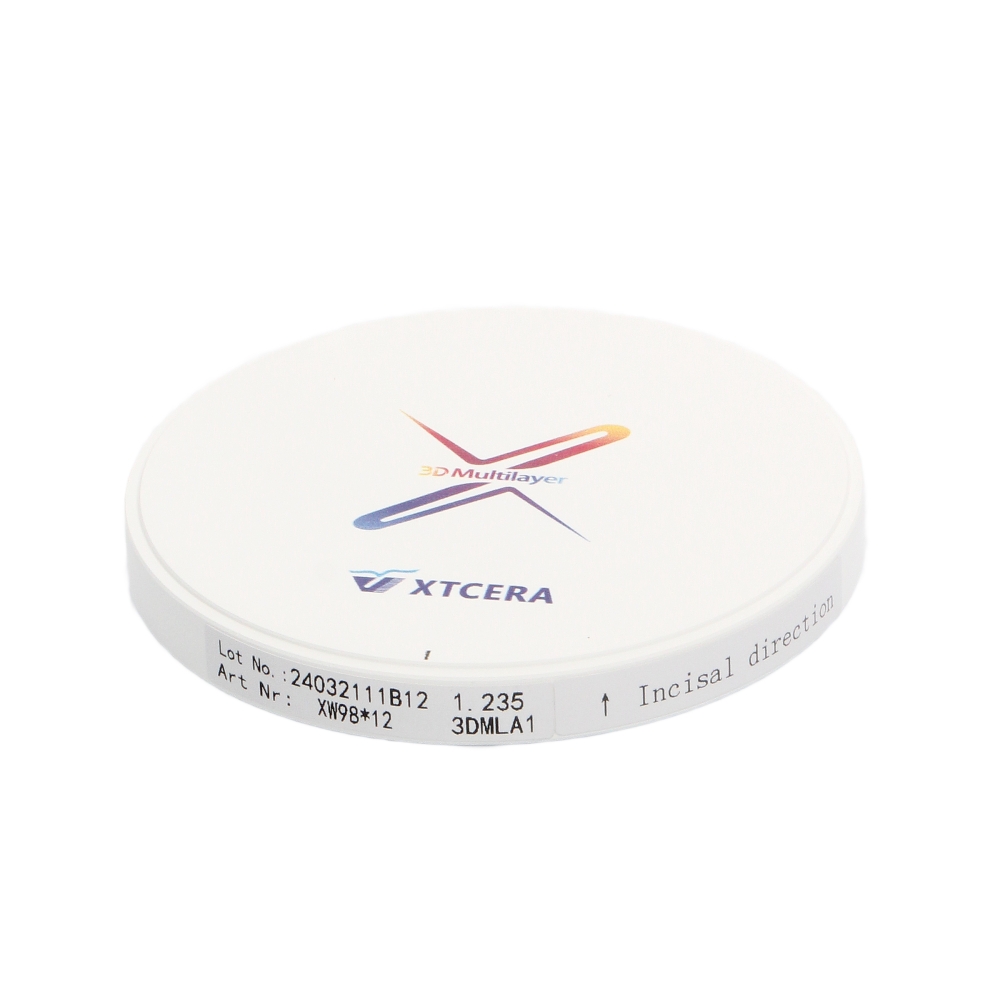 Изображение XTCERA XW 98х12мм 3D ML цвет A1, диск циркониевый, 1шт 2 из 4