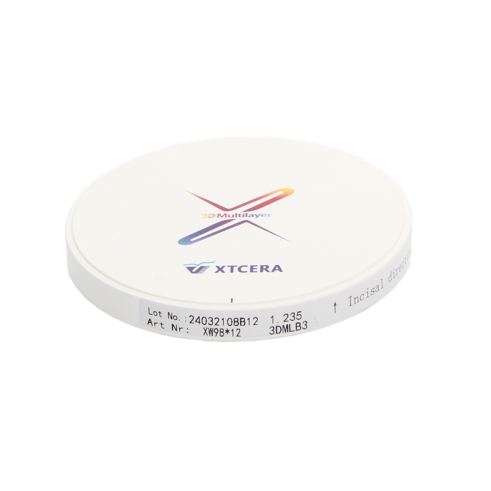 Изображение XTCERA XW 98х12мм 3D ML цвет B3, диск циркониевый, 1шт 2 из 2