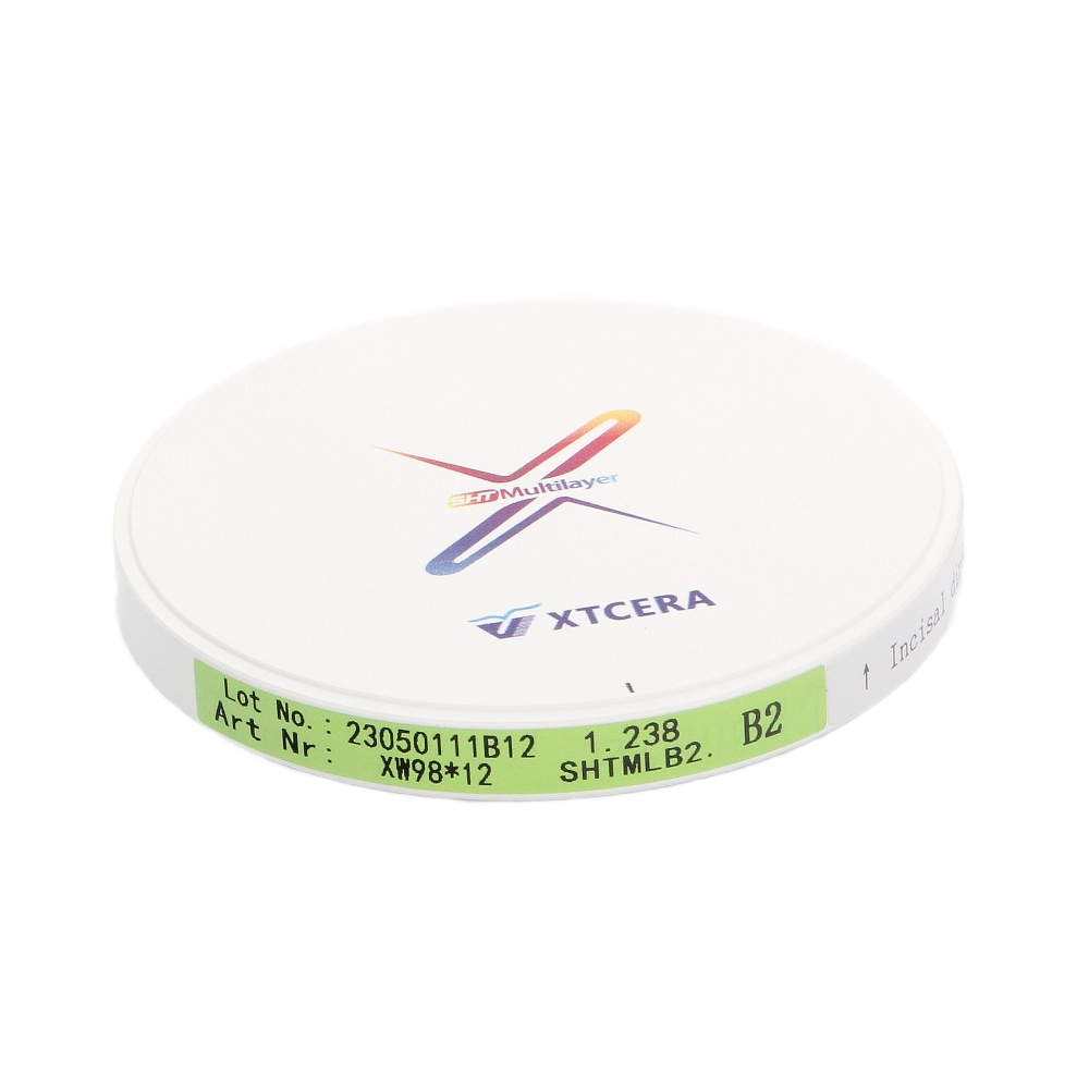 Изображение XTCERA XW 98х12мм SHT ML цвет B2, диск циркониевый, 1шт 2 из 3