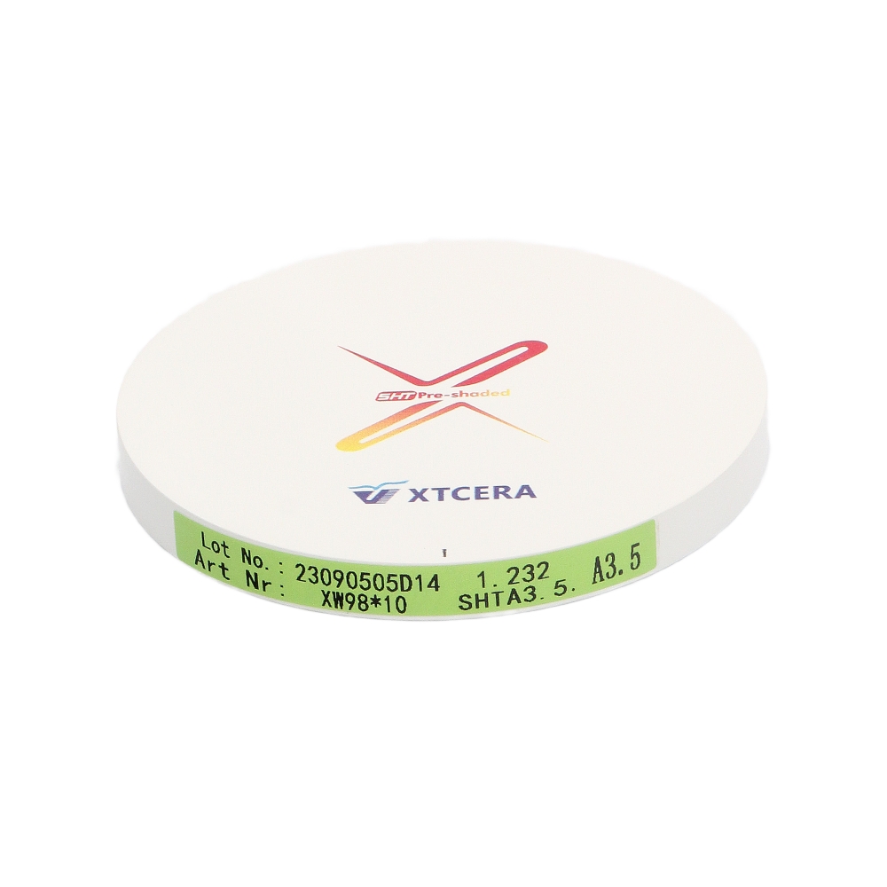 Изображение XTCERA XW 98х10мм SHT цвет A3,5, диск циркониевый, 1шт 2 из 3