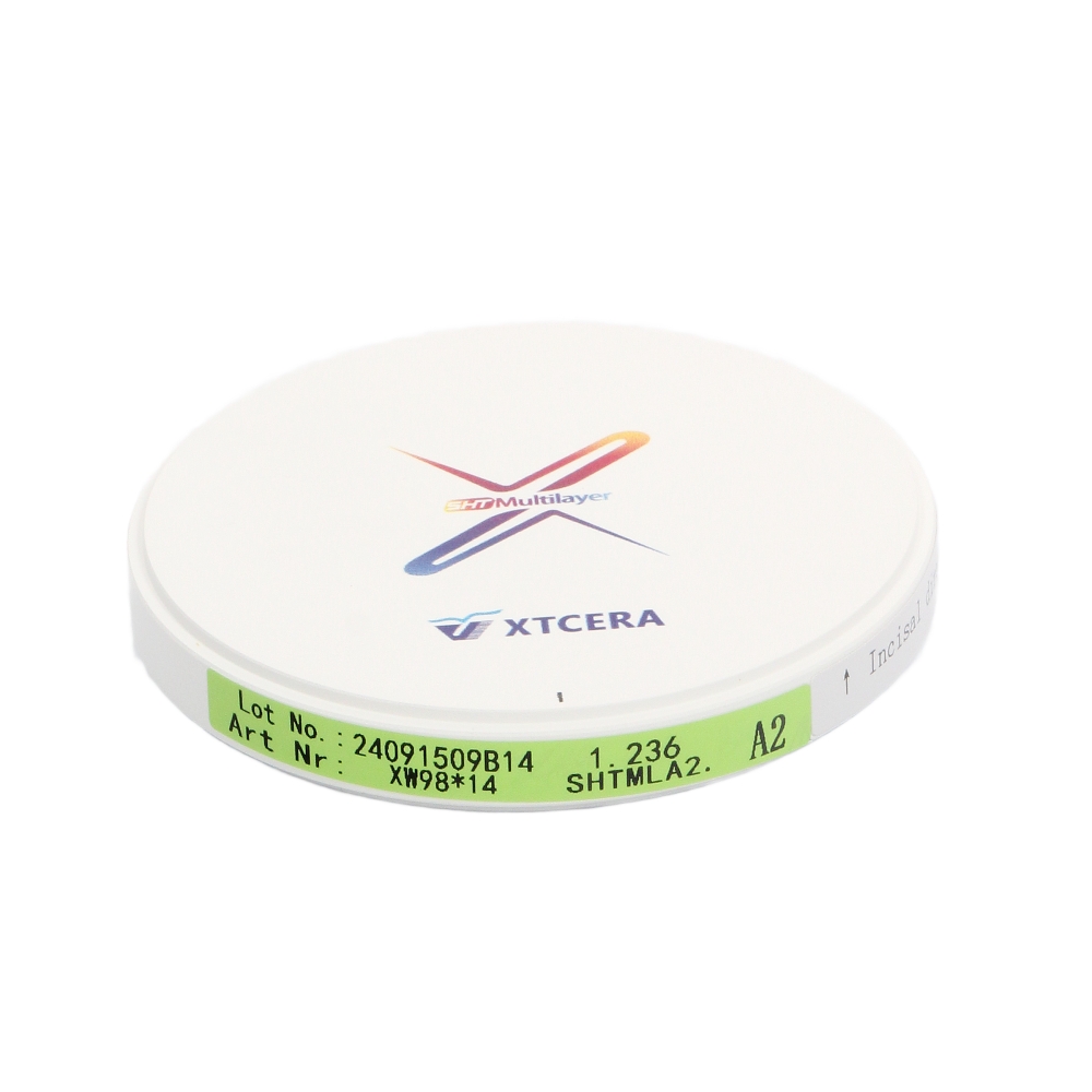 Изображение XTCERA XW 98х14мм SHT ML цвет A2, диск циркониевый, 1шт 2 из 3