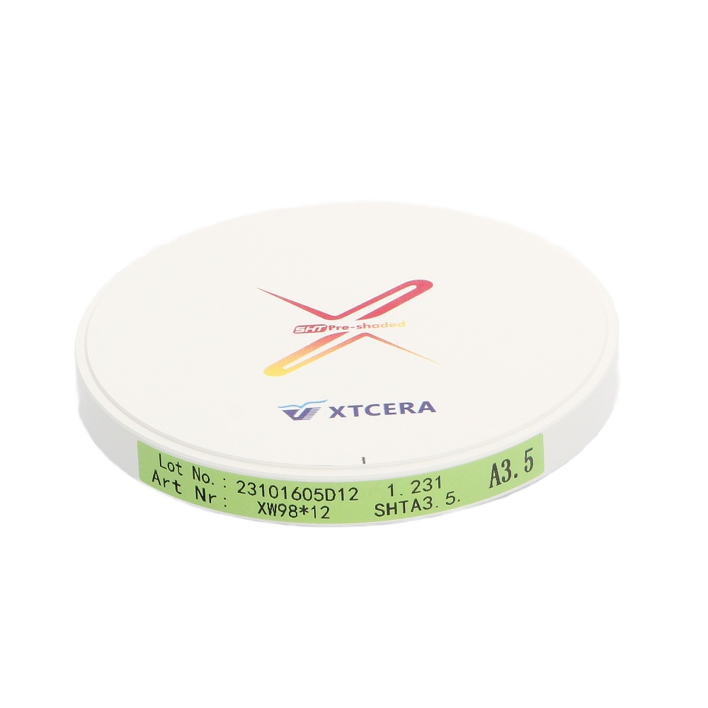 Изображение XTCERA XW 98х12мм SHT цвет A3,5, диск циркониевый, 1шт 2 из 3