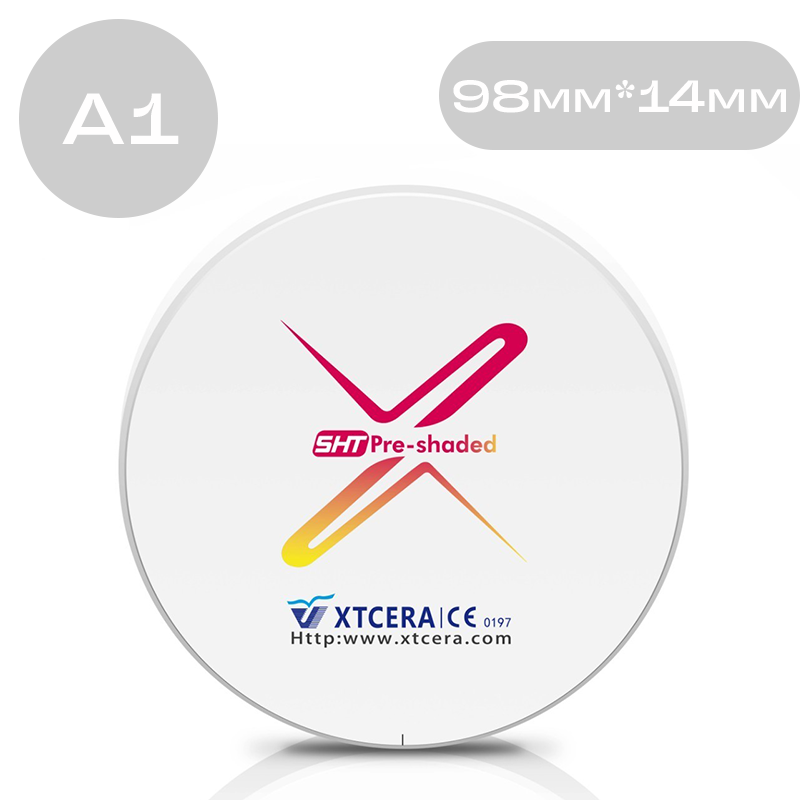 Изображение ИКСТЦЕРА / XTCERA диск циркониевый XW 98мм х 14мм SHT A1