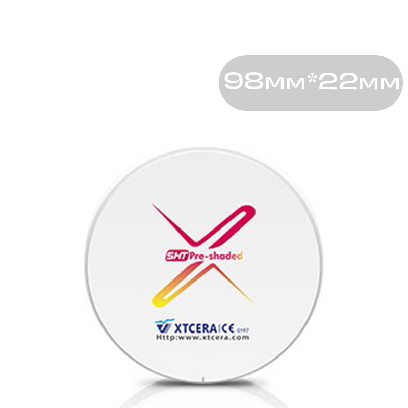 Изображение ИКСТЦЕРА / XTCERA диск циркониевый XW 98мм х 22мм SHT Preshaded B1