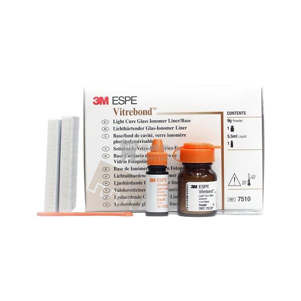 Изображение Набор Витребонд / Vitrebond Intro Kit, порошок 9 гр, 1 шт + жидкость 5,5 мл, 1 шт