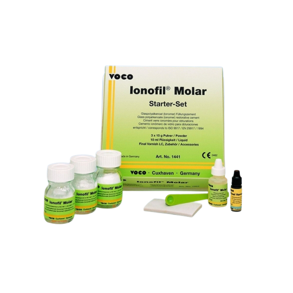 Изображение Ионофил Молар набор / Ionofil Molar set порошок 15гр х 3шт 1441 1 из 1