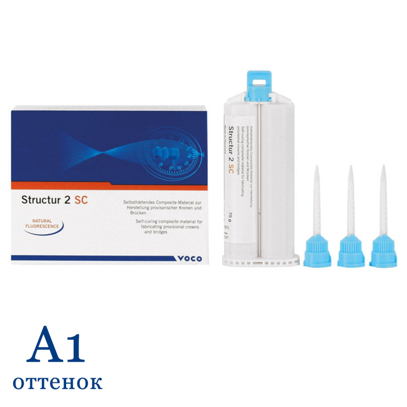 Изображение Структур 2 СЦ / Structur 2 SC - картридж, цвет A1 (75 гр.) с канюлями тип 6 (1479) 1 из 1