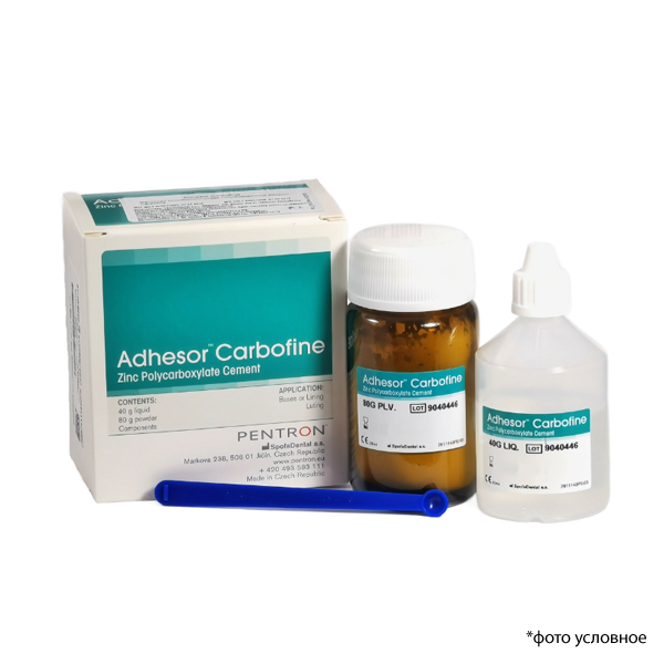 Изображение Адгезор карбофайн / Adhesor carbofine порошок 80гр+жидкость 40гр 1 из 1