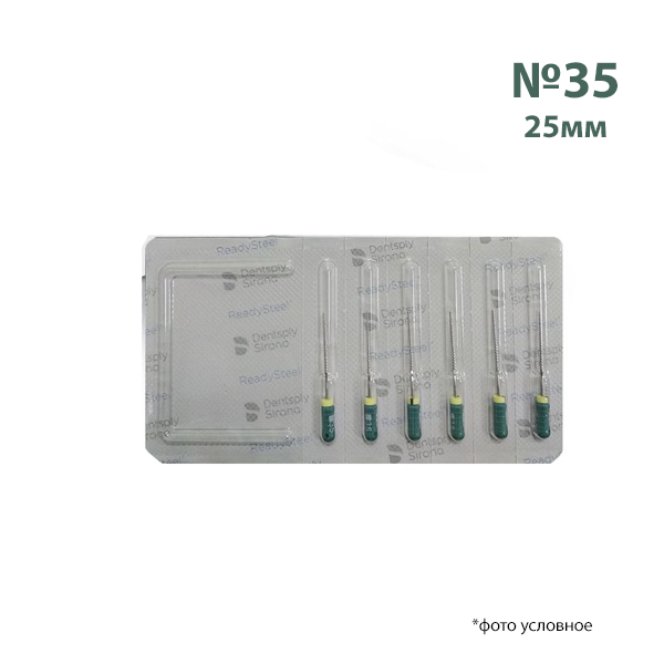 Изображение К-файлы / K-Files 035/25мм 6шт Maillefer A012D02503512 1 из 1