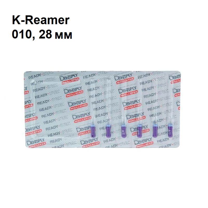 Изображение К-римеры / K-Reamer 010/28мм 6шт Maillefer A011D02801000 1 из 1